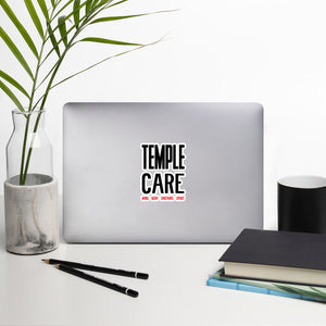 Temple Care Bubble-free stickers