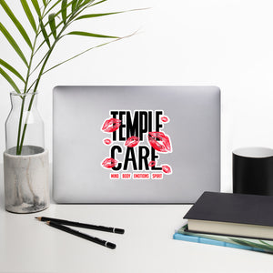 Kissed Temple Care Bubble-free stickers