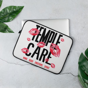 Kissed Temple Care Laptop Sleeve