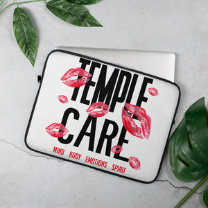 Kissed Temple Care Laptop Sleeve