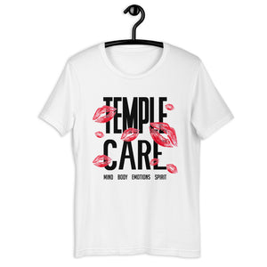 Kissed Temple Care Short-Sleeve Unisex T-Shirt