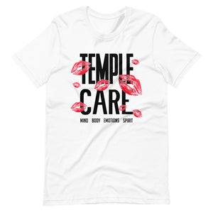 Kissed Temple Care Short-Sleeve Unisex T-Shirt