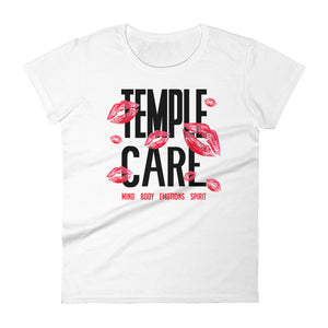 Kissed Temple Care Women's short sleeve t-shirt