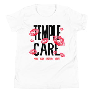 Kissed Temple Care Youth Short Sleeve T-Shirt